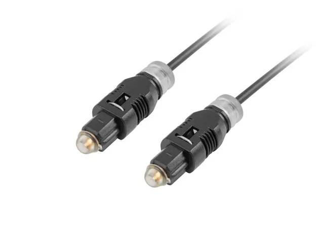 Lanberg CA-TOSL-10CC-0030-BK Cable de fibra óptica e InfiniBand 3 m Toslink Negro