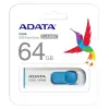A-DATA C008 64GB USB 2.0 Flash Drive Blanco/Azul