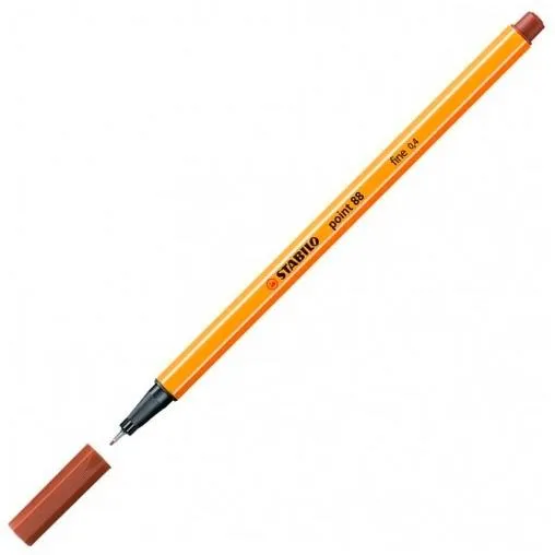 Stabilo Rotulador Point 88 Sanguina Caja 10 Ud