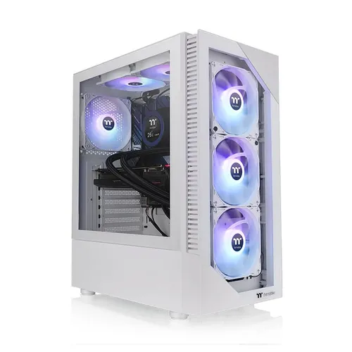 Thermaltake View 200 TG Snow ARGB Midi Tower Blanca