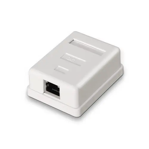 Aisens Roseta de Superficie RJ45 Cat.6 FTP 1 Toma Blanca