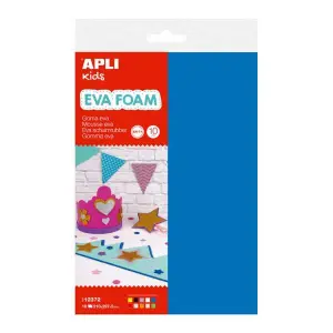 Apli Pack de 10 Goma Eva Multicolor A4 2 mm Impermeable Moldeable al Calor