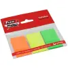 Fixo Marcadores Adhesivos Banderitas PET 25X43mm Pack 3 BLOC Neón