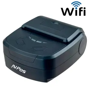 AVPos Impresora Térmica Portátil Rugerizada 80mm 70 mm/s Wifi USB Color Negro