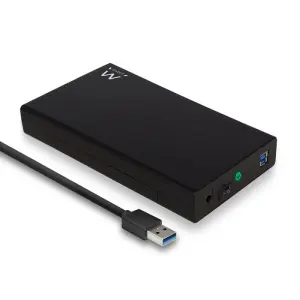 Ewent EW7056 Caja Externa SATA 3.5" USB 3.2 Sin Tornillos Color Negro