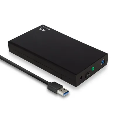 Ewent EW7056 Caja Externa SATA 3.5" USB 3.2 Sin Tornillos Color Negro