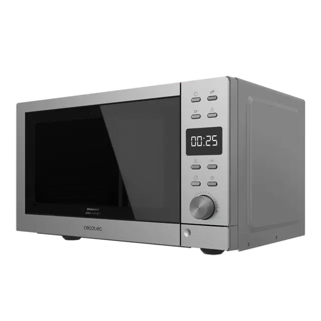 Cecotec Microondas Encimera 20 L 700 W Negro Acero