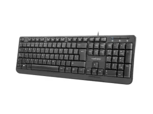 NATEC Trout Teclado USB QWERTY Español Negro para Oficina