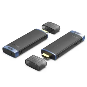 Vention Transmisor y Receptor HDMI Inalámbrico 5GHz Full HD USB-C Negro 40m