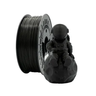 3D Filamento 3D PLA Mate 1.75mm 1kg Bobina Color Negro