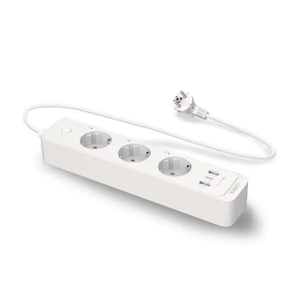 TP-Link Tapo P300 Regleta de 3 Salidas AC Tipo F 1,5 m 2300 W Blanco