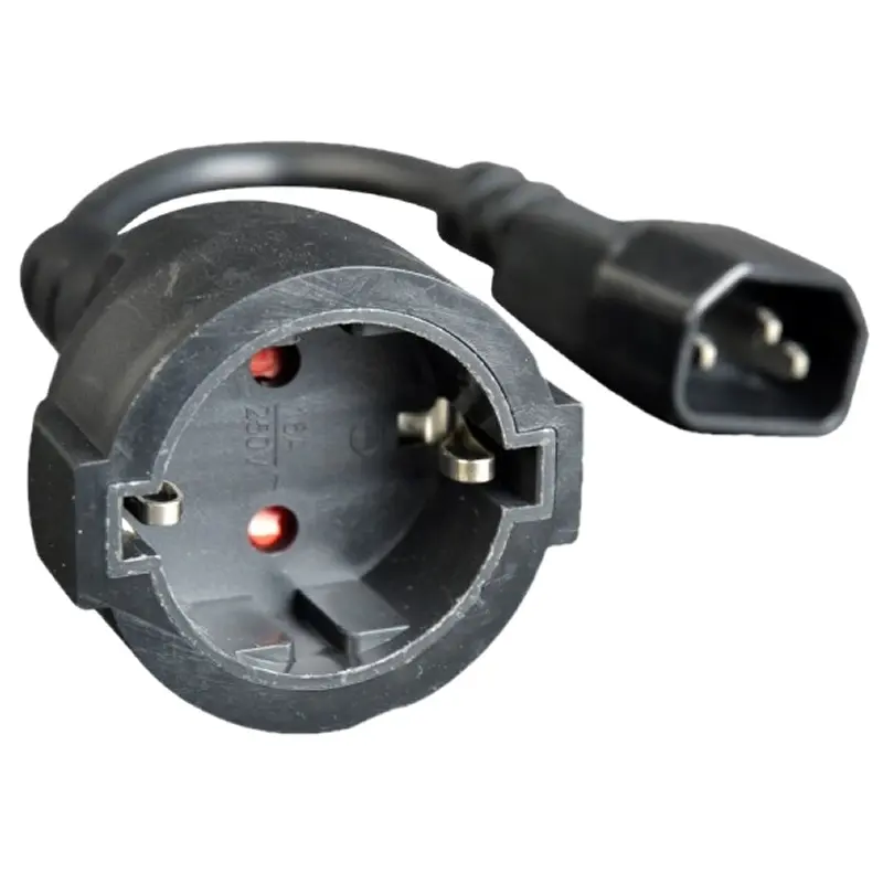 Gembird C14 Acoplador Negro 0,15 m Cable de Transmisión