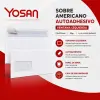 Yosan Sobre Americano Autoadhesivo 90gr 115x225mm Blanco Con Ventana Izquierda - 500 Unidades