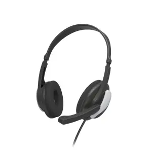 HEADSET HAMA HS-P100 V2 JACK 3.5 ESTERO - CABLE 2m NEGRO