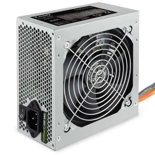 TOOQ Fuente De Alimentación 500W TQEP-500SSE Con Ventilador 12CM Y 4 SATA/2 MOLEX