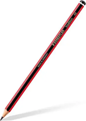 Staedtler Tradition 110 Lápiz de Grafito Hexagonal 4B - Resistente a la Rotura - Madera Sostenible