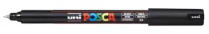 POSCA PC-1MR Marcador No Permanente Punta Extrafina 0.7mm Negro