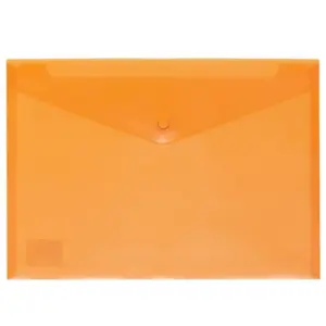 Grafoplás Folio Polipropileno Translúcido Naranja Sobre Broche EcoPlás