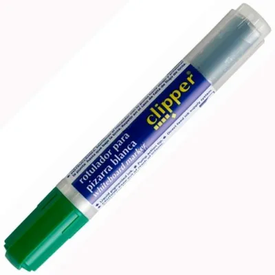 Alpino Rotulador Pizarra Blanca Liquid Clipper Sin Olor Verde