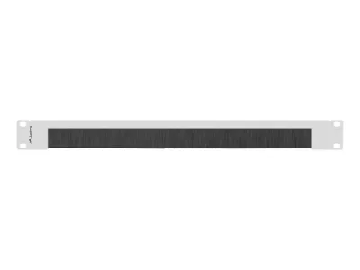 Lanberg AK-1103-S Panel Pasacables con Cepillo para Bastidor