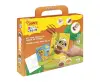 Jovi Kit Pinta Con Arena Animals - 8 Botes De Arena, 1 Punzón, 3 Láminas De Diseños