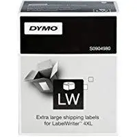 Dymo Etiquetas Transferencia Térmica Negro Sobre Blanco 104x159mm (Rollo 220ud)