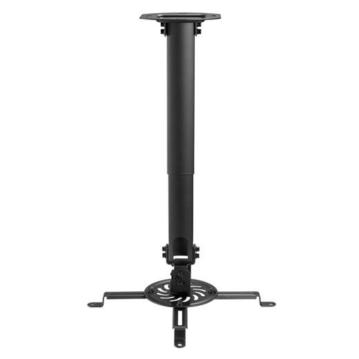 Aisens Soporte Universal Giratorio Inclinable Y Extensible  De Techo Para Proyector Negro