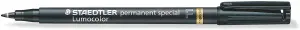 Staedtler Lumocolor Permanent Rotulador Punta Fina 0.6mm Secado Rápido Negro