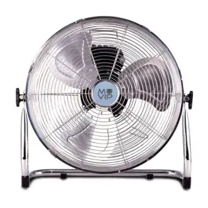 Muvip Ventilador Industrial de Suelo 55W 3 Velocidades Color Plata