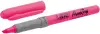 Bic Highlighter Grip Marcador Fluorescente Rosa - Tinta Base Agua - Punta Biselada - Trazo 1.60-3.30 mm