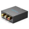Vention Convertidor HDMI Hembra a RCA Hembra y MiniUSB Hembra - Negro