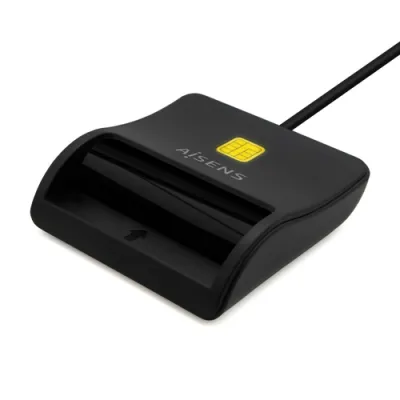 Aisens Lector De Tarjetas Inteligente DNI USB-C Negro