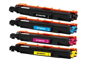Brother TN247/TN243 Pack de 4 Cartuchos de Tóner Genéricos