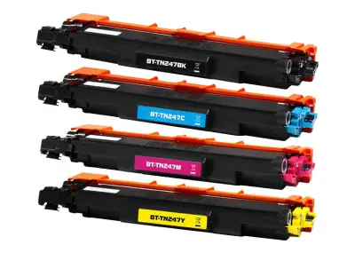 Brother TN247/TN243 Pack de 4 Cartuchos de Tóner Genéricos