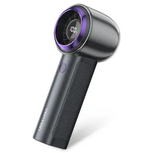 Vention Ventilador de Mano 13000RPM, Batería 3000mAh, USB-C, Ligero, Negro/Morado