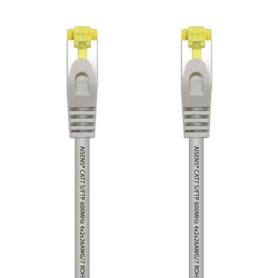 Aisens Cable de Red RJ45 LSZH Cat.7 600 MHz S/FTP PIMF AWG26 5.0M Gris