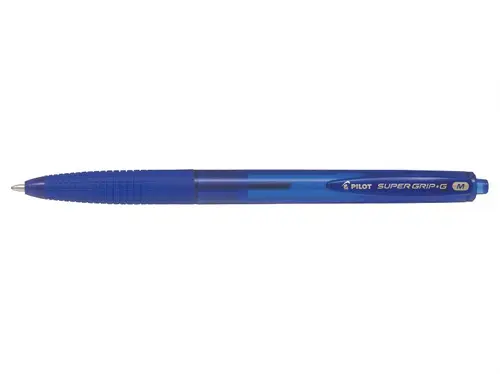 Pilot Bolígrafo Retráctil SuperGrip G 1.0mm Punta Redonda Tinta de Aceite Color Azul