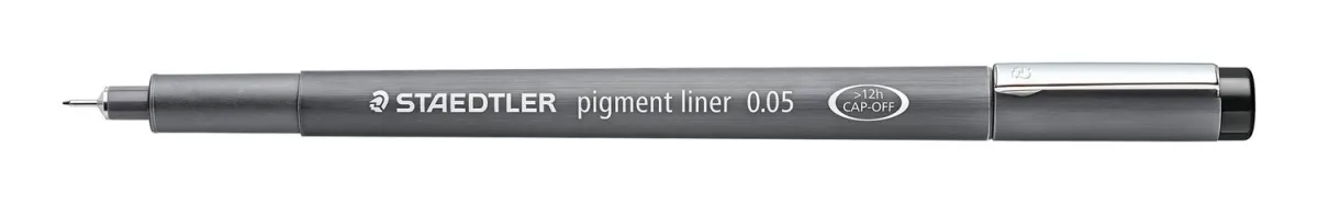 Staedtler Pigment Liner 308 Rotulador Calibrado 0.05mm Color Negro Secado Rápido