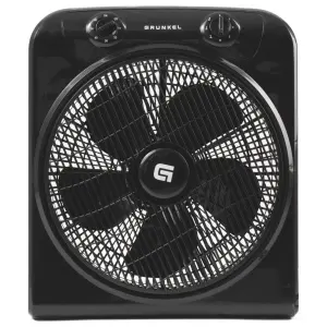 GRUNKEL VENTILADOR DE SUELO 50W 3 VELOCIDADES C/TEMPORIZADOR NEGRO