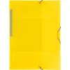 Grafoplás Carpeta Con Gomas ColorGraf Folio 3 Solapas PP Amarillo Translúcido