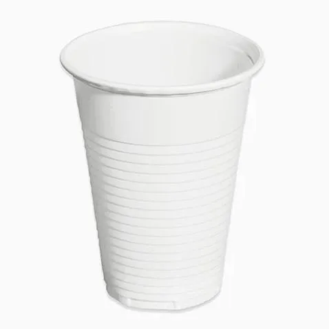 Maxi Products Vaso Irrompible 220Cc Plástico Blanco - Pack 100 Und -