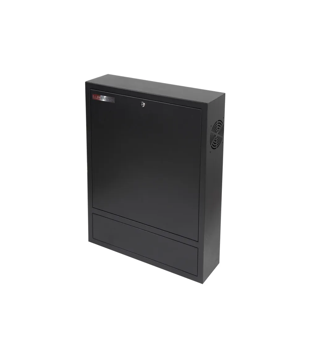 WP Rack & Cabling Armario Mural Vertical 4U con Cerradura de Seguridad - 600x150x750mm - Negro