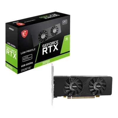 MSI NVIDIA RTX 3050 LP E 6G OC DDR6 Tarjeta Gráfica