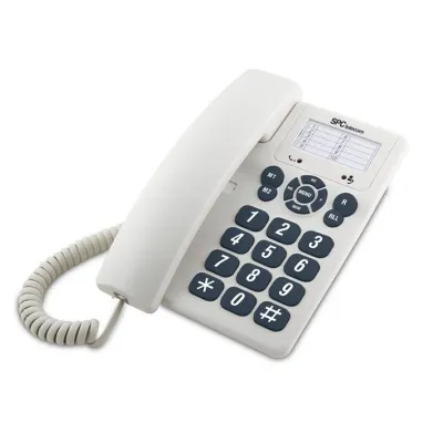SPC 3602B Teléfono Fijo Original 3M ML Blanco