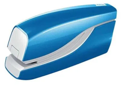Petrus WOW E-310 Grapadora Eléctrica Contactless Hasta 10 Hojas Color Azul Metalizado