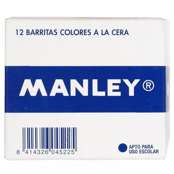 Manley Estuche De 12 Ceras 60Mm (1) Blanco