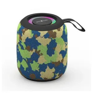 Gembird Altavoz Portátil Monofónico Camuflaje 8 W con LED SPK-BT-LED-05-CM