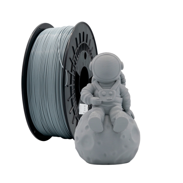 Filamento 3D Pla Tough - Diametro 1.75Mm - Bobina 1Kg - Color Gris