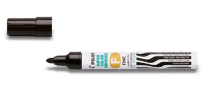 Pilot Marcador Permanente Sca-F Recargable Negro