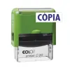 Colop Sello Printer C20 Fórmula "Còpia" Almohadilla E/20 14x38mm Azul Carcasa Rojo y Verde